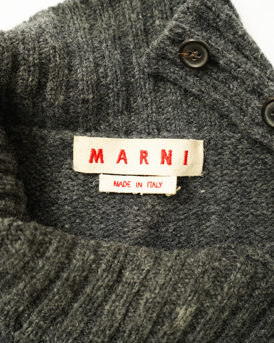 MARNI wool turtle design knit