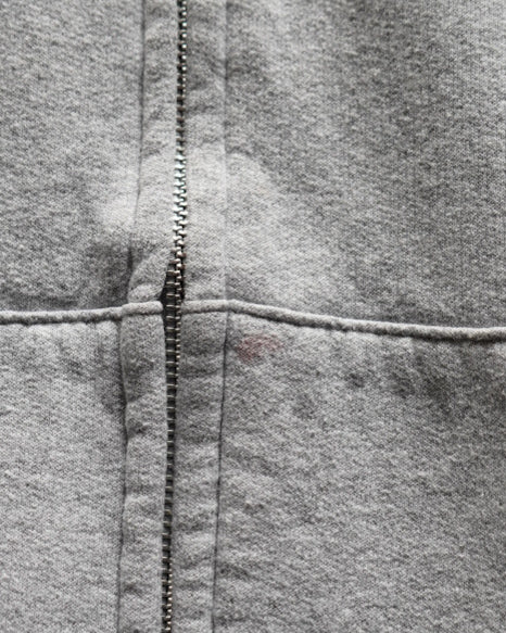 Hanes EcoSmart gray pullover zip-up foodie