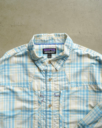Patagonia plaid check pattern "Sun Stretch Long sleeve shirt"
