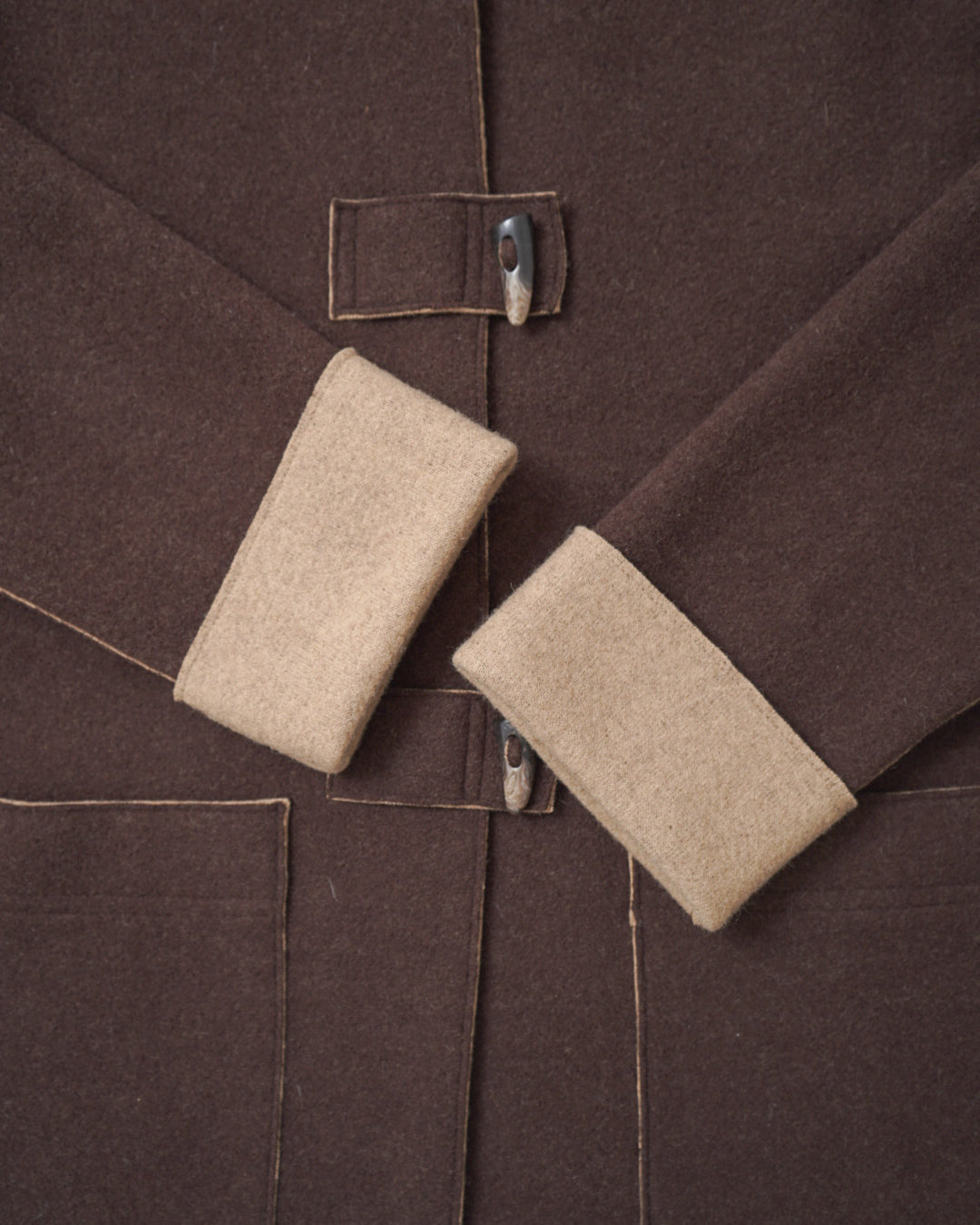 Ralph Lauren wool hooded toggle design jacket