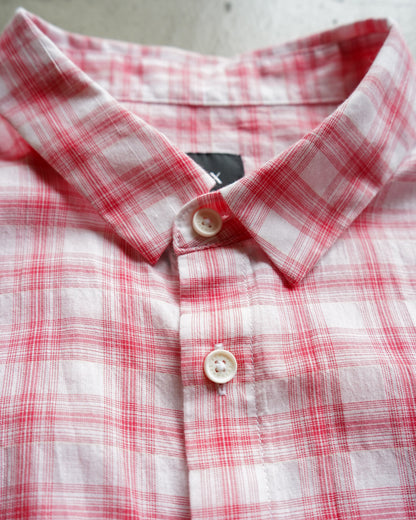 Armani Exchange Light Pink Check S/S  Shirt
