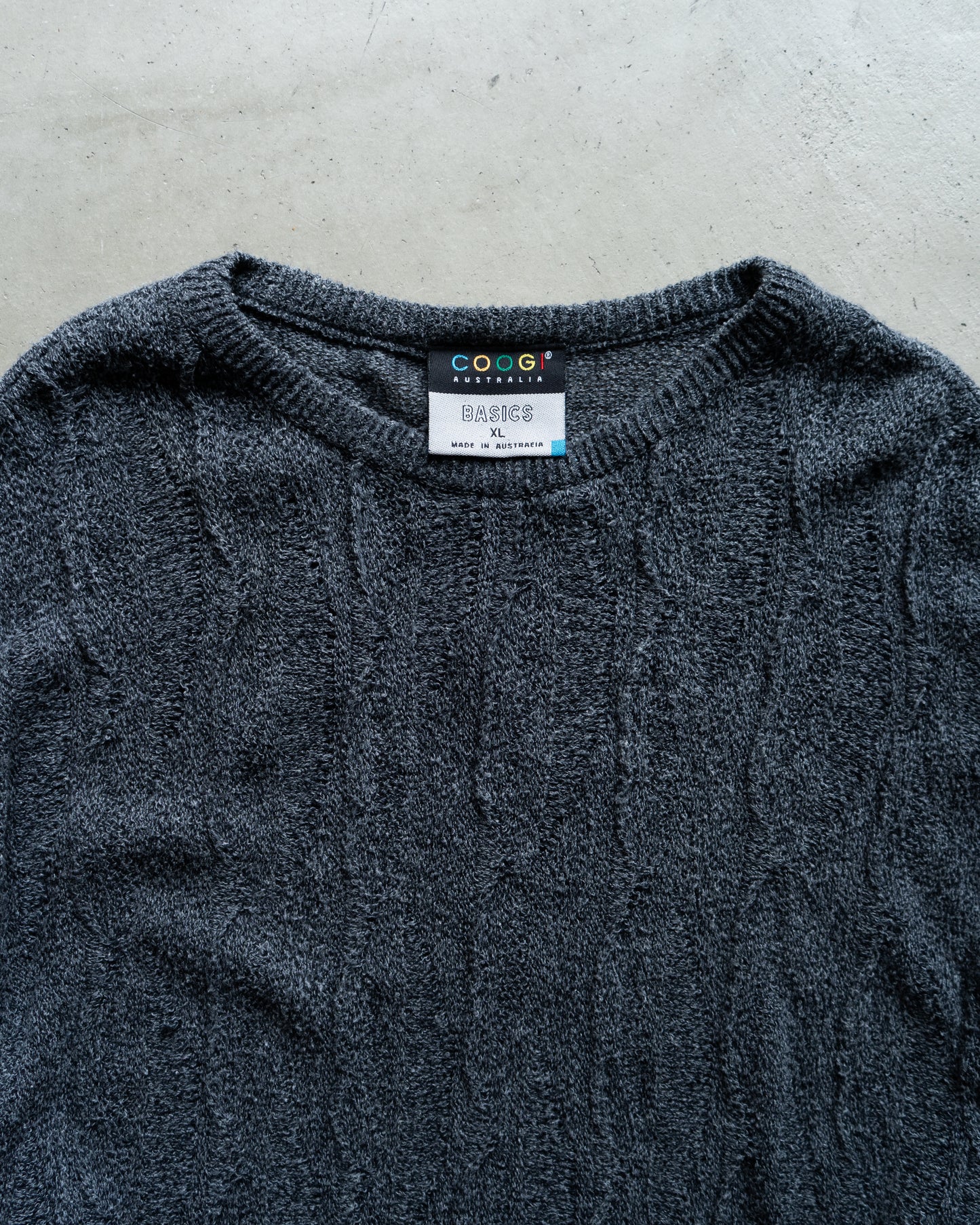 coogi short sleeve loose silhouette knit