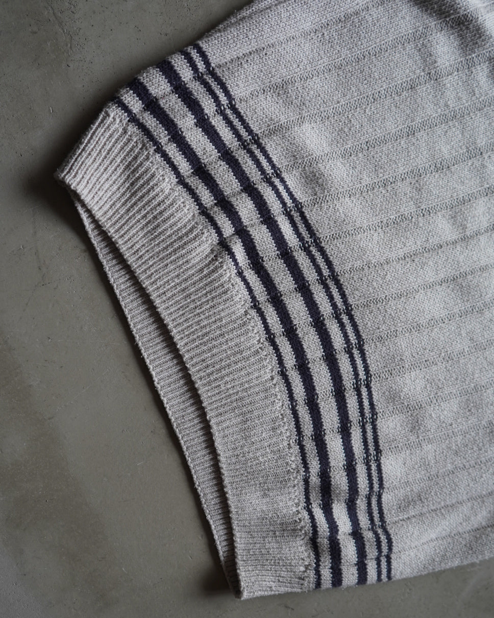 JUMELLE line lib design v  neck knit