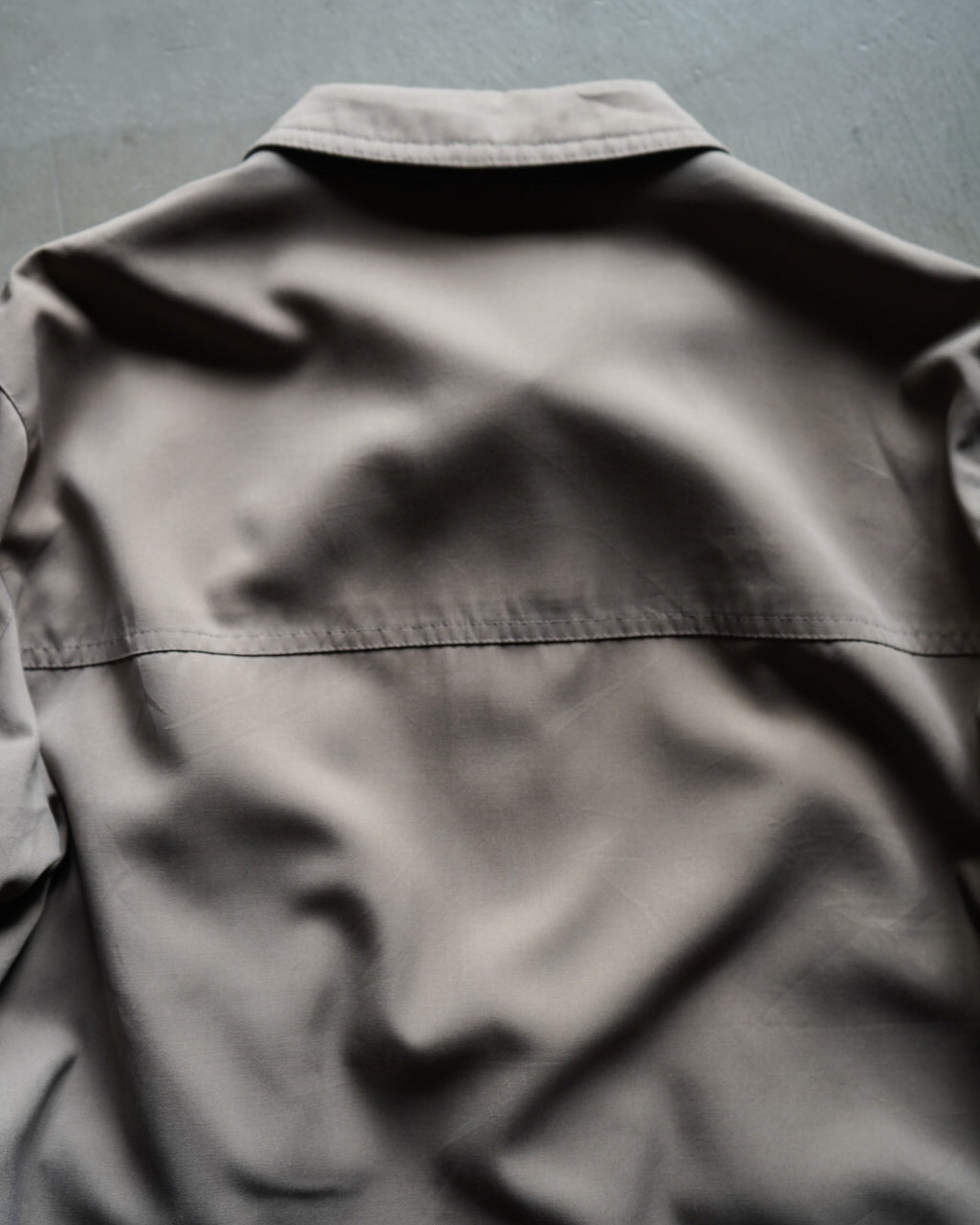 80s euro wool gabardine design swing top