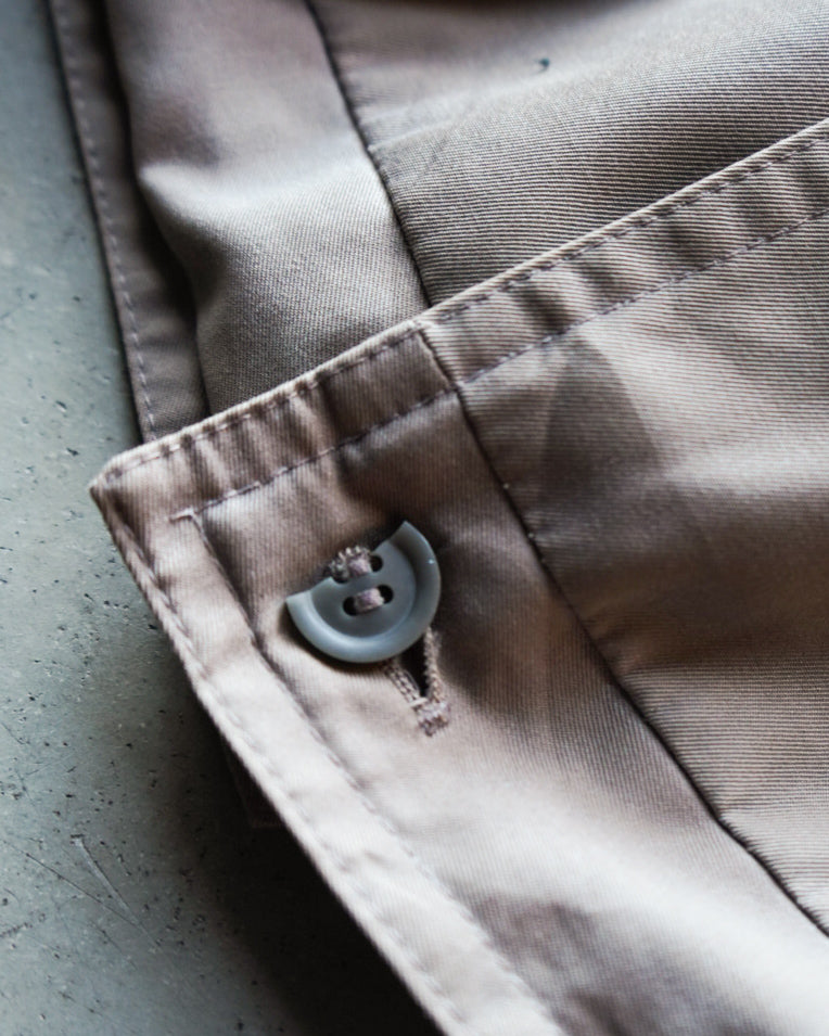 80s euro wool gabardine design swing top