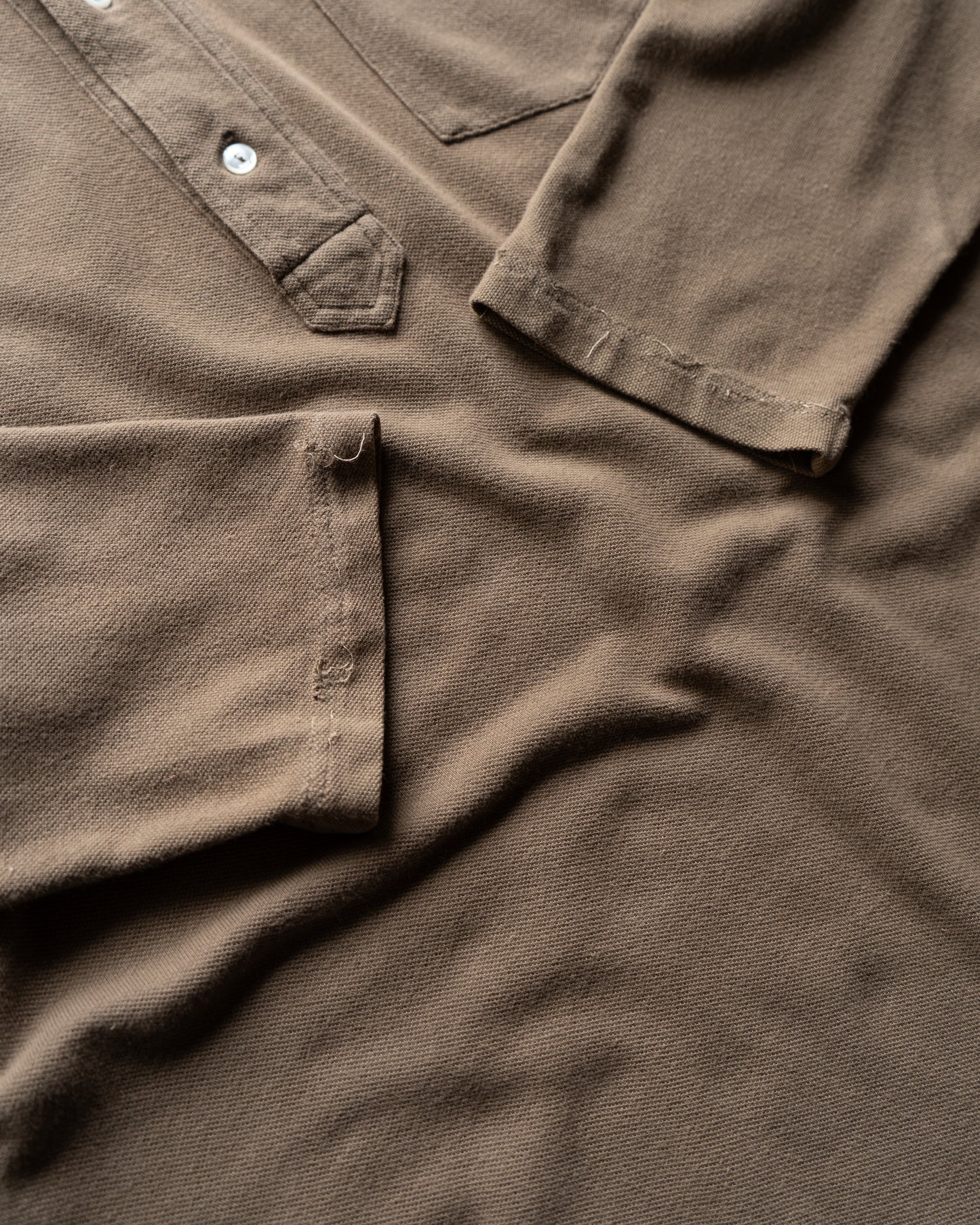 Ralph Lauren henry neck cotton long sleeve shirts