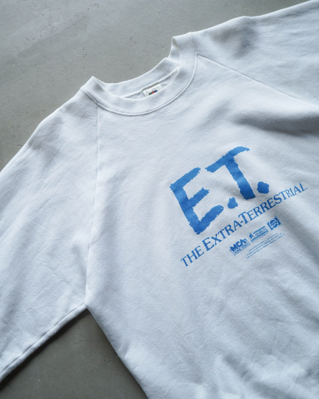80s E.T the extra-terrestrial promotion sweat shirt