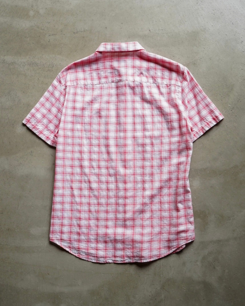 Armani Exchange Light Pink Check S/S  Shirt