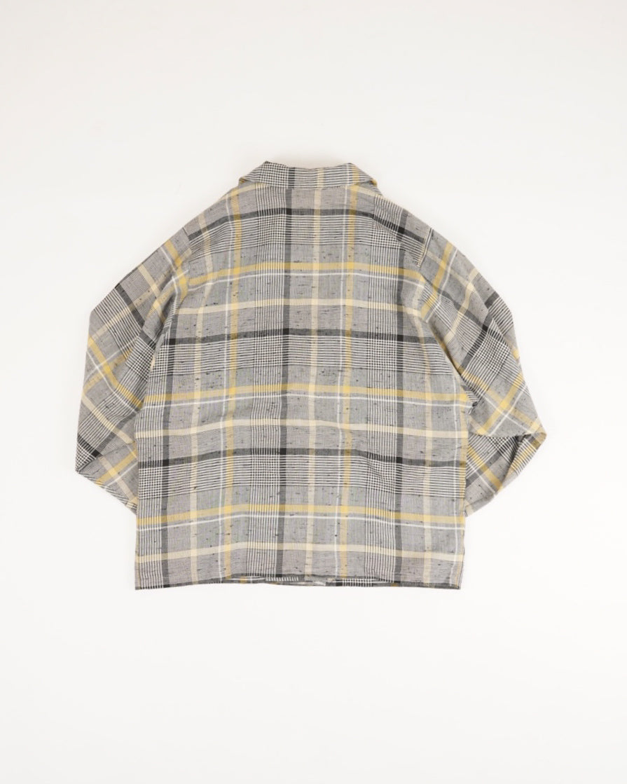 POLYESTER / VISCOSE check tailored jacket