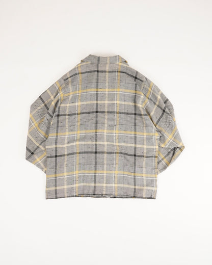 POLYESTER / VISCOSE check tailored jacket