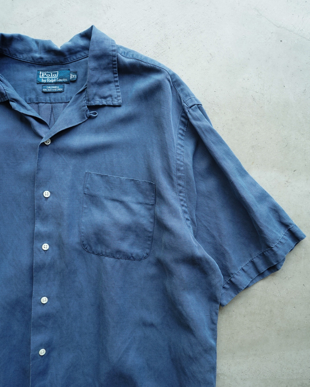 Ralph Lauren "CALDWELL" open collar shirt