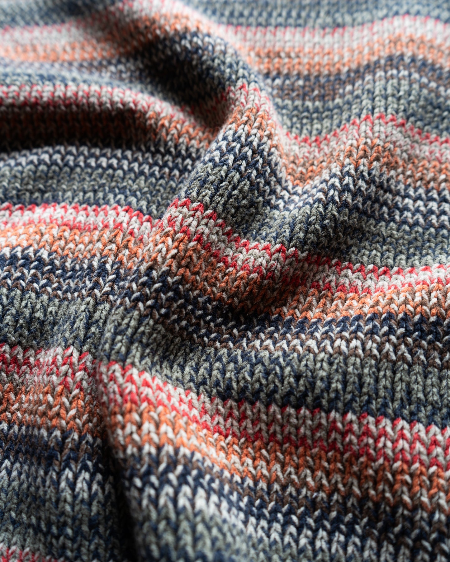 EXPRESS acrylic cotton loose silhouette border knit