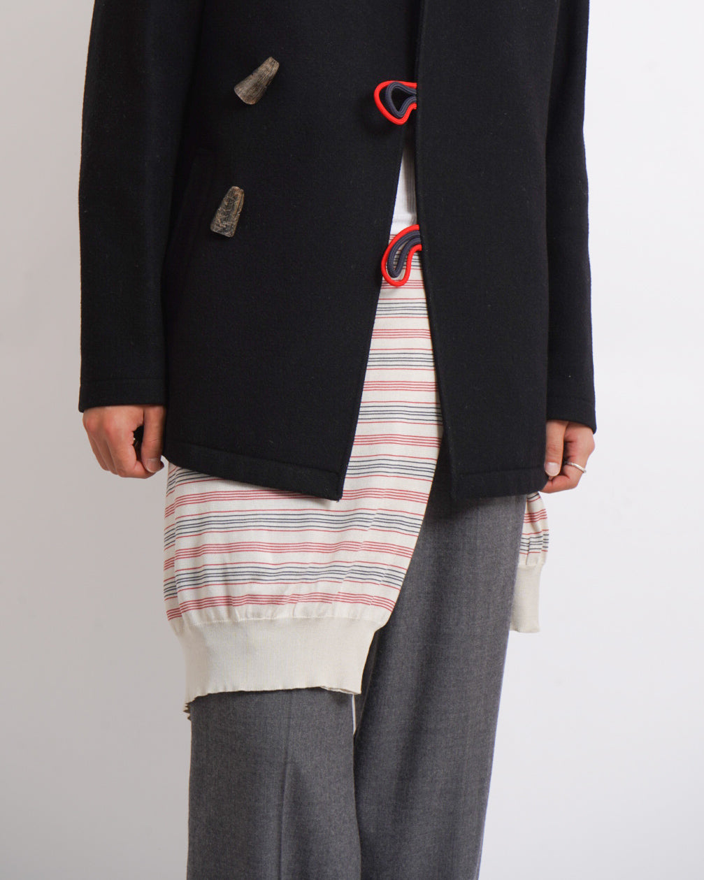 PRADA silk border knit