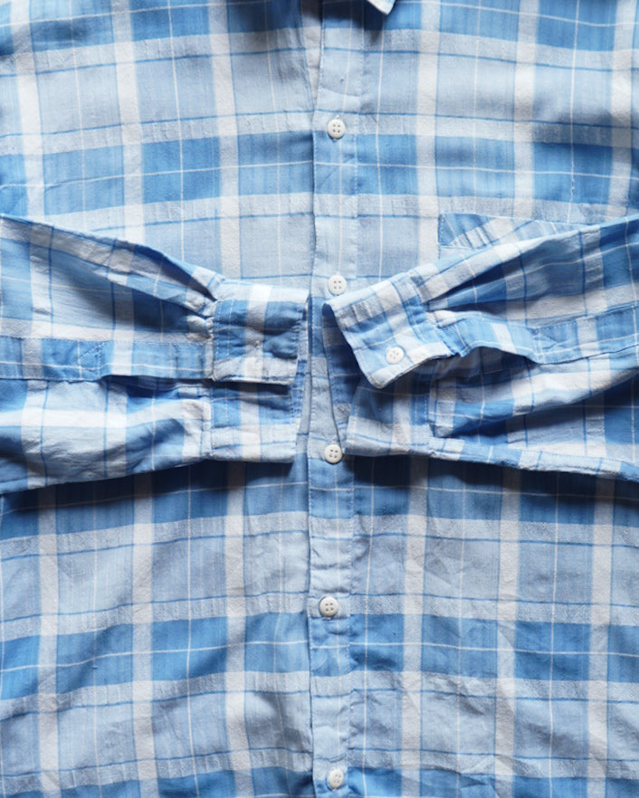 UOMO MODA check design shirt