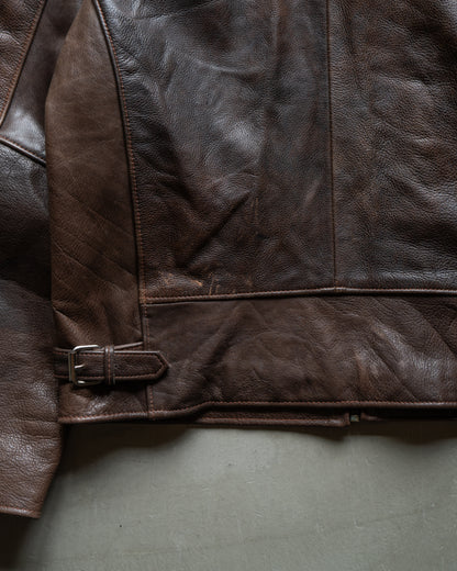 ALVIN YORK single leather jacket made in france