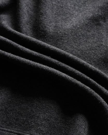 COMME des GARCONS HOMME heather charcoal gray knit cardigan