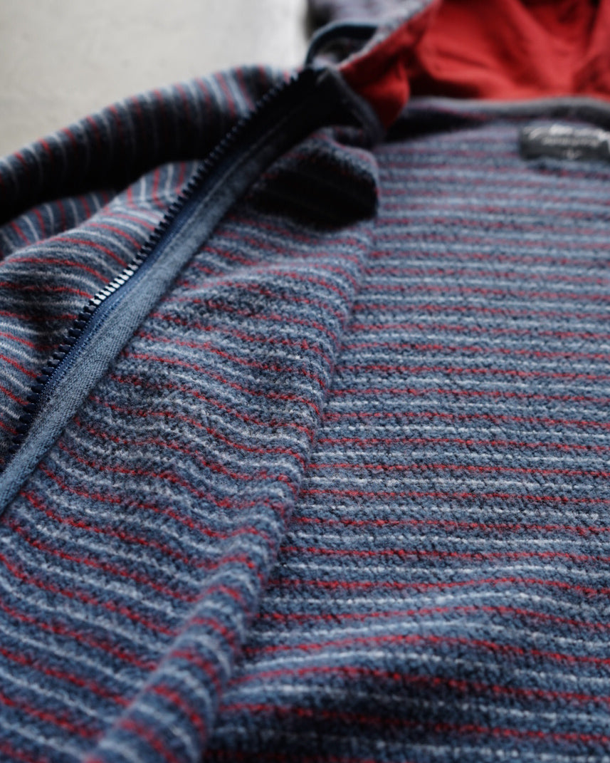 stussy border double zip up foodie