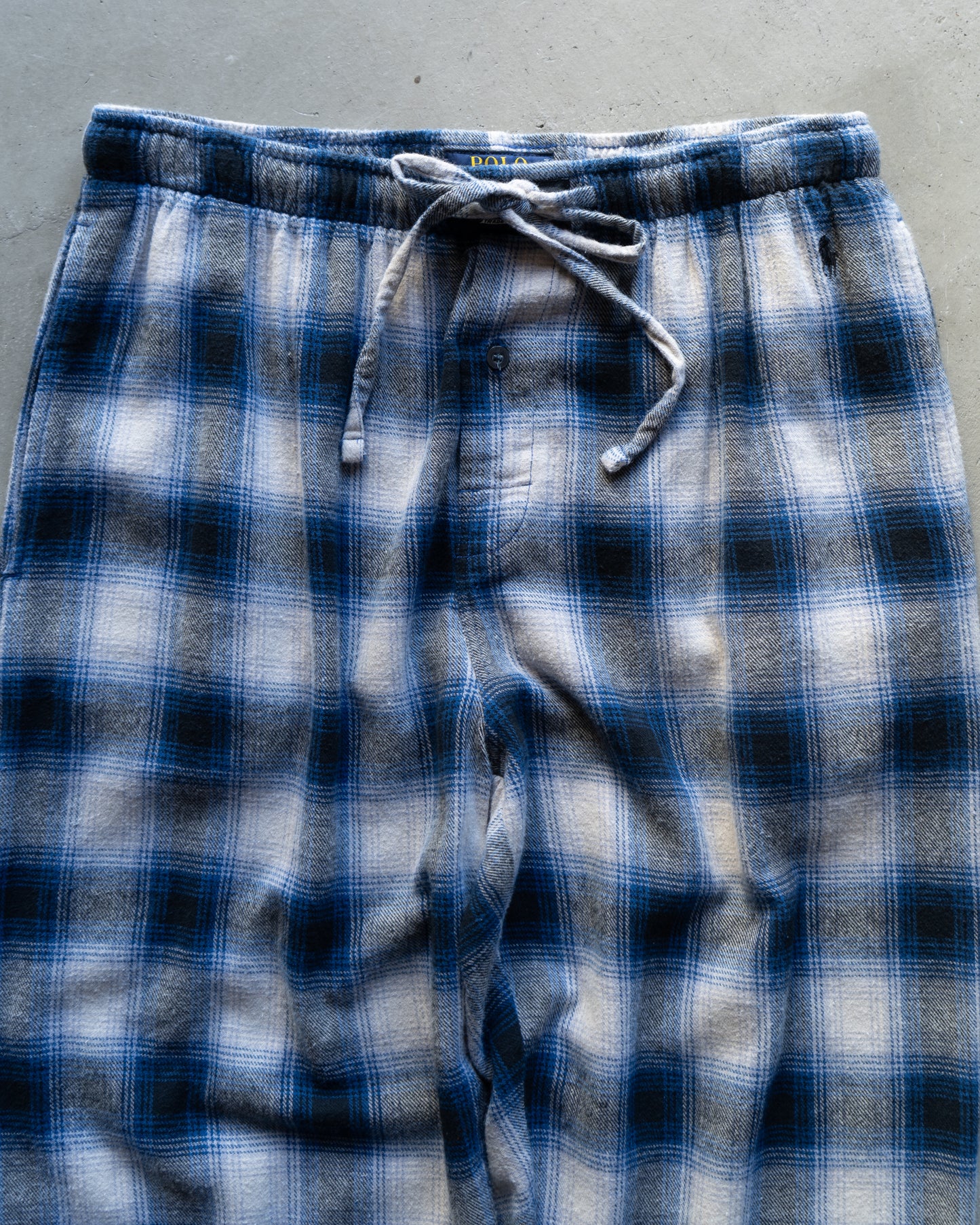 Ralph Lauren ombre check cotton easy pants