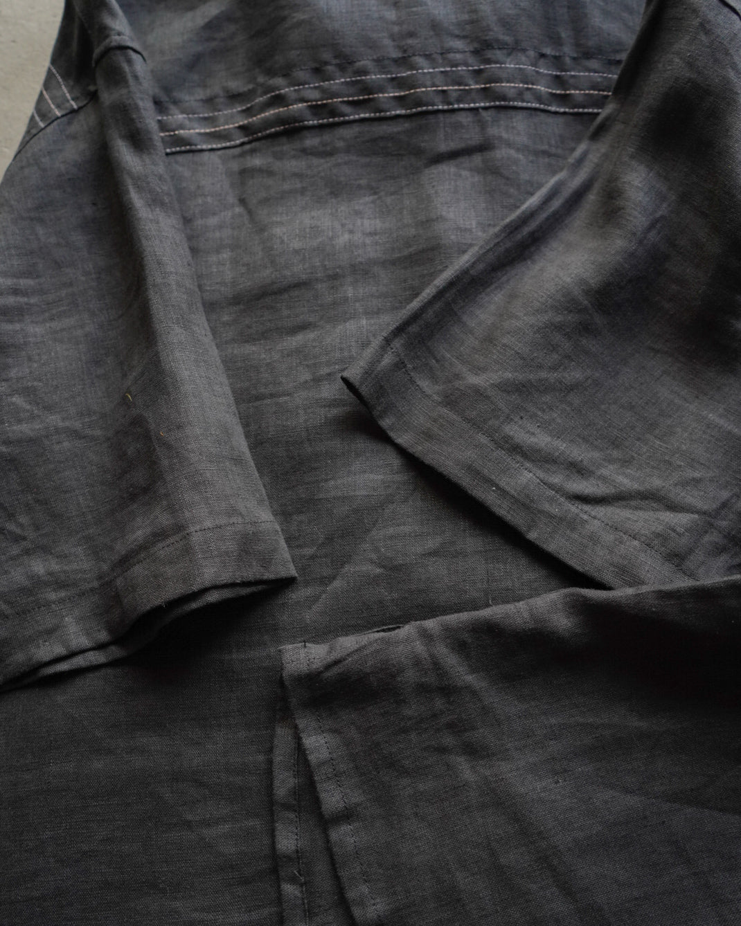 BRUNO NEW YORK Black Linen Shirt