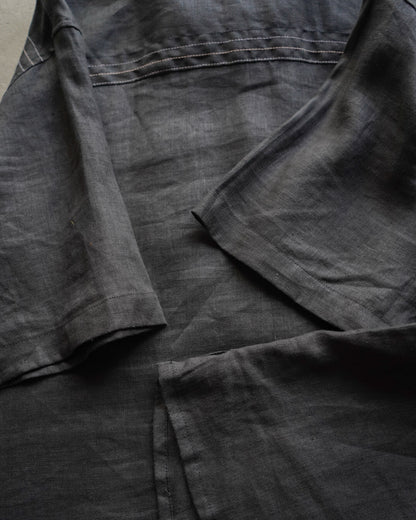 BRUNO NEW YORK Black Linen Shirt