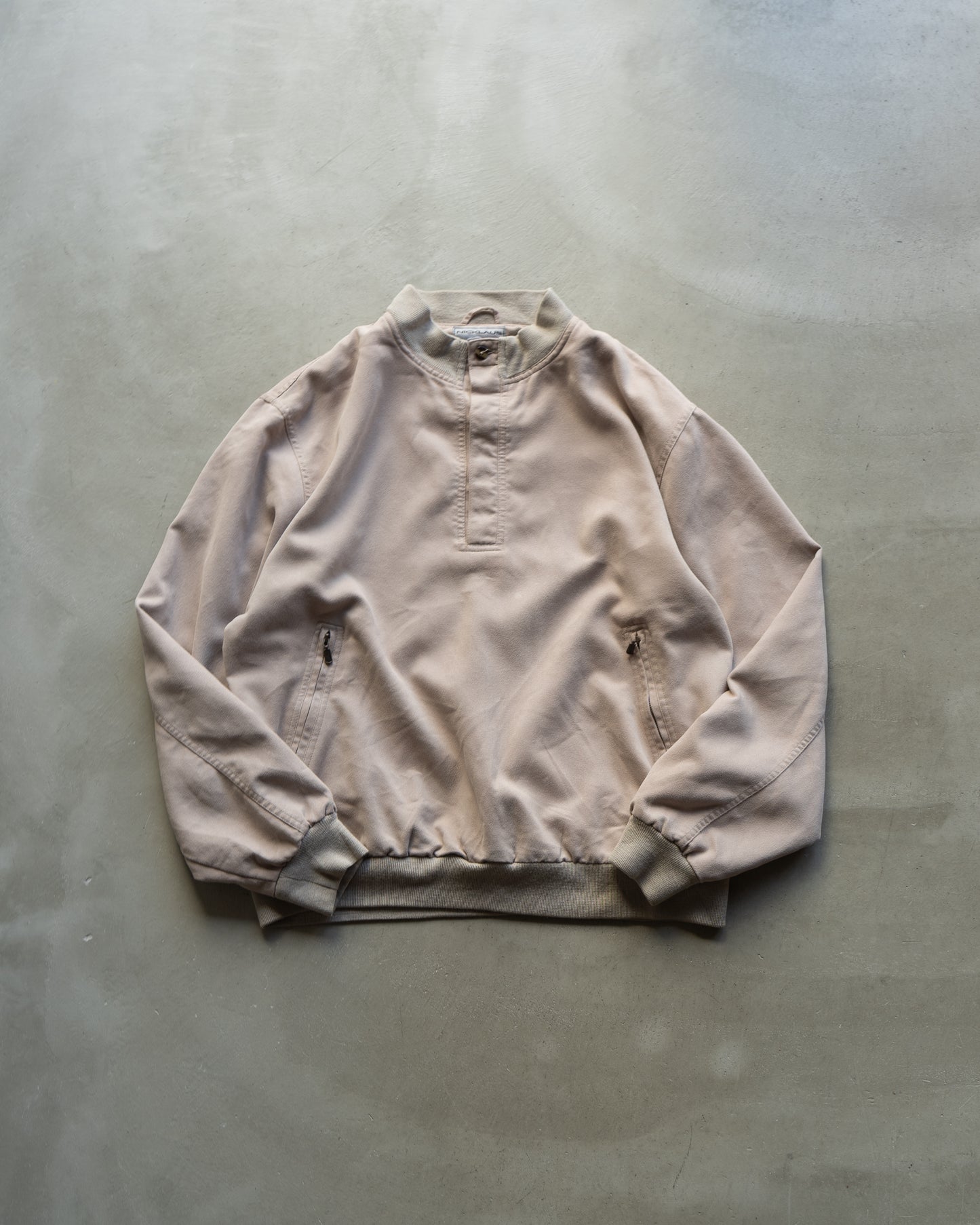 90's Nicklaus fake leather pullover