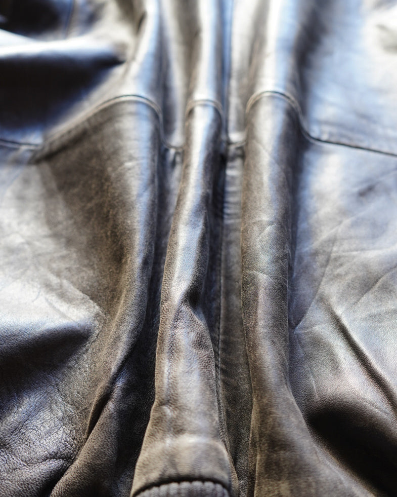 Sheep Leather flight type Bomber Jacket