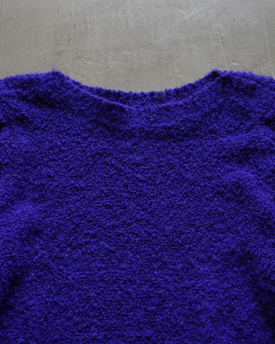 GOTHAM Acryl Shaggy Knit Sweater