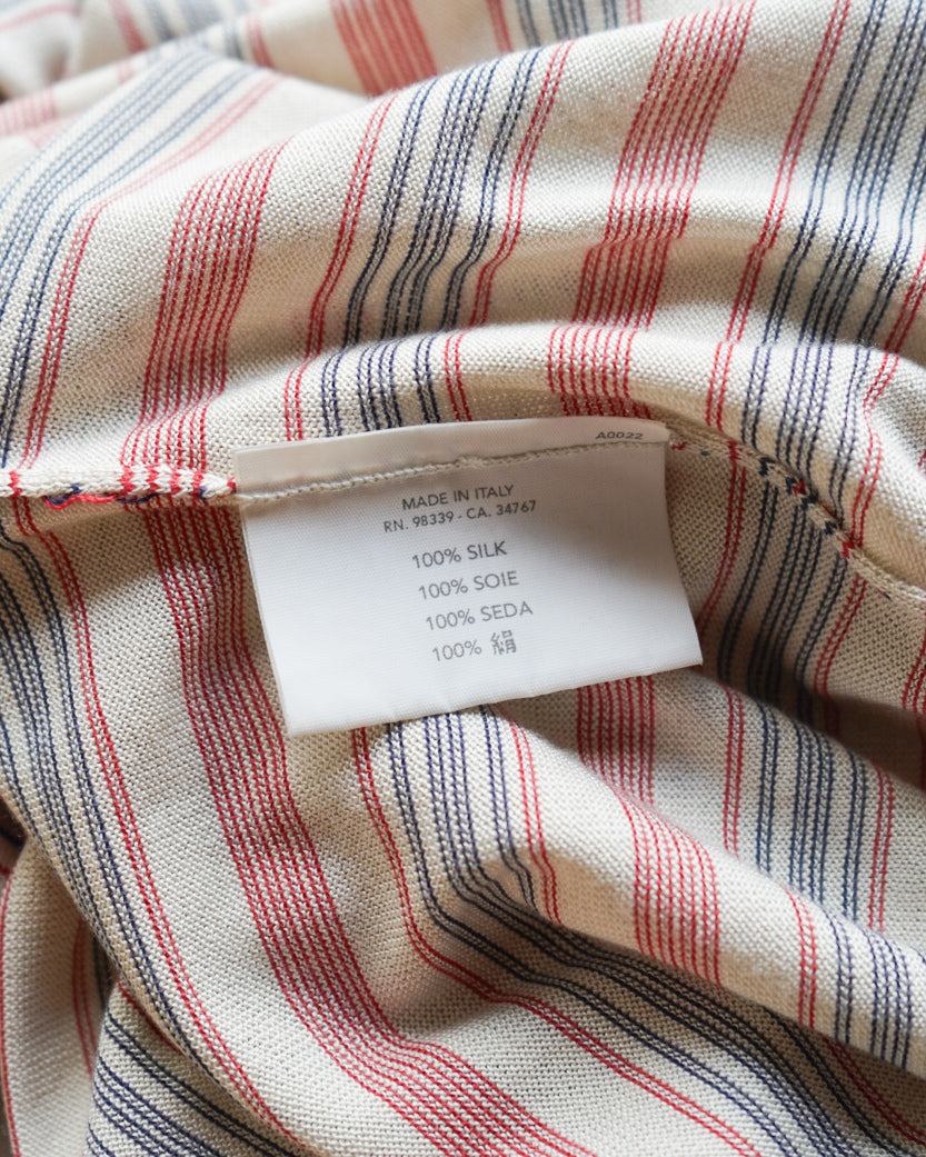 PRADA silk border knit