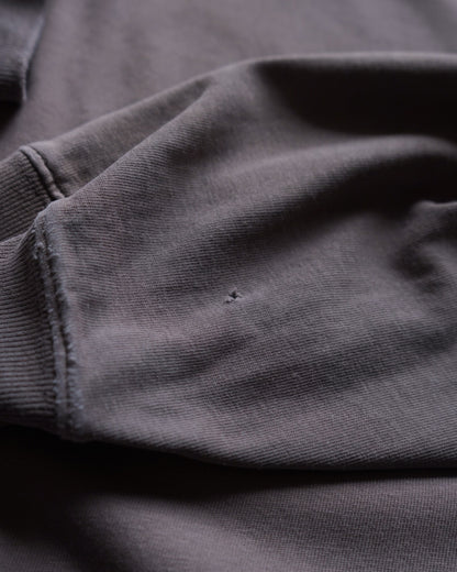 wool rich cotton sweat design long t-shirt