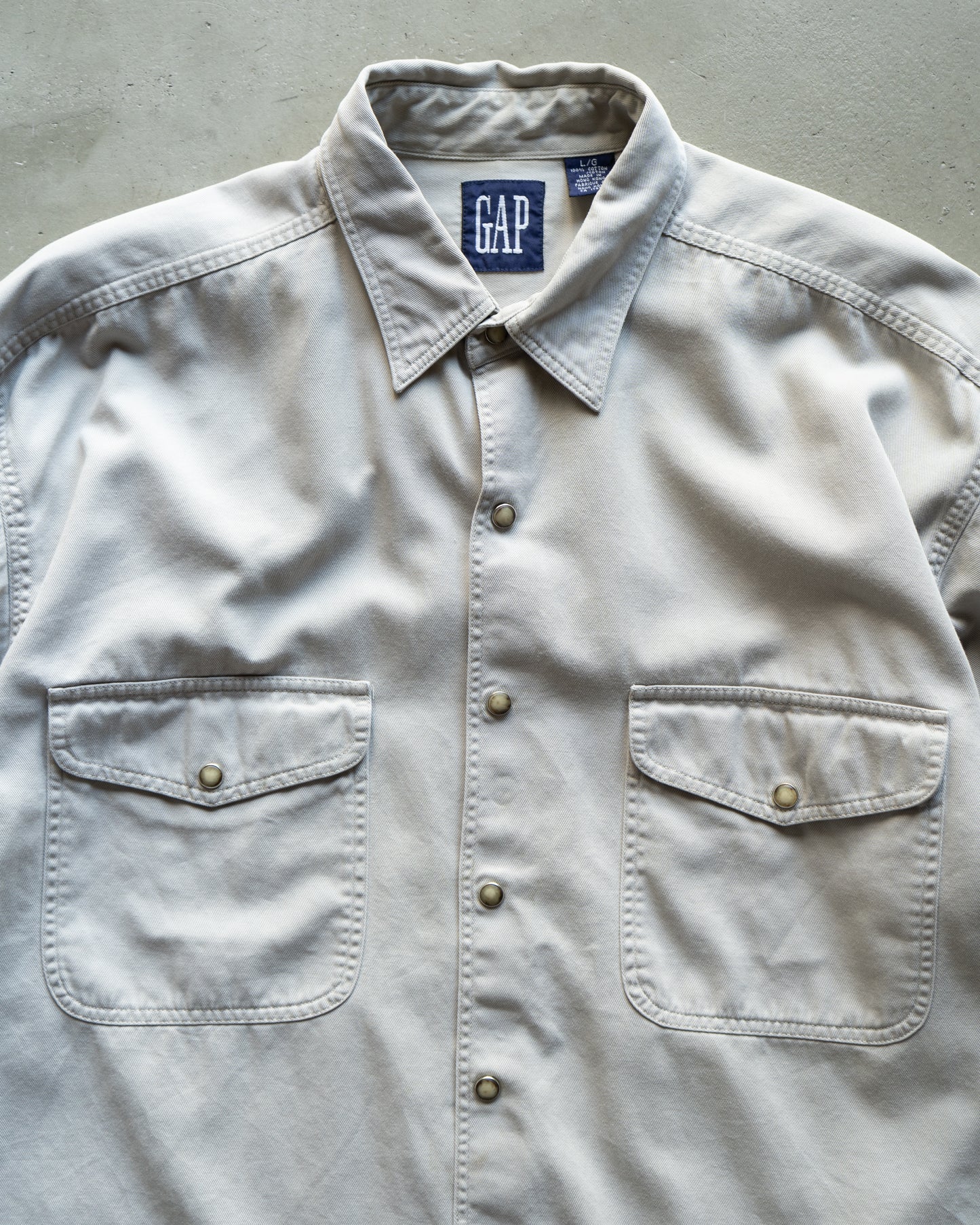 Old Gap  cotton design work shirts