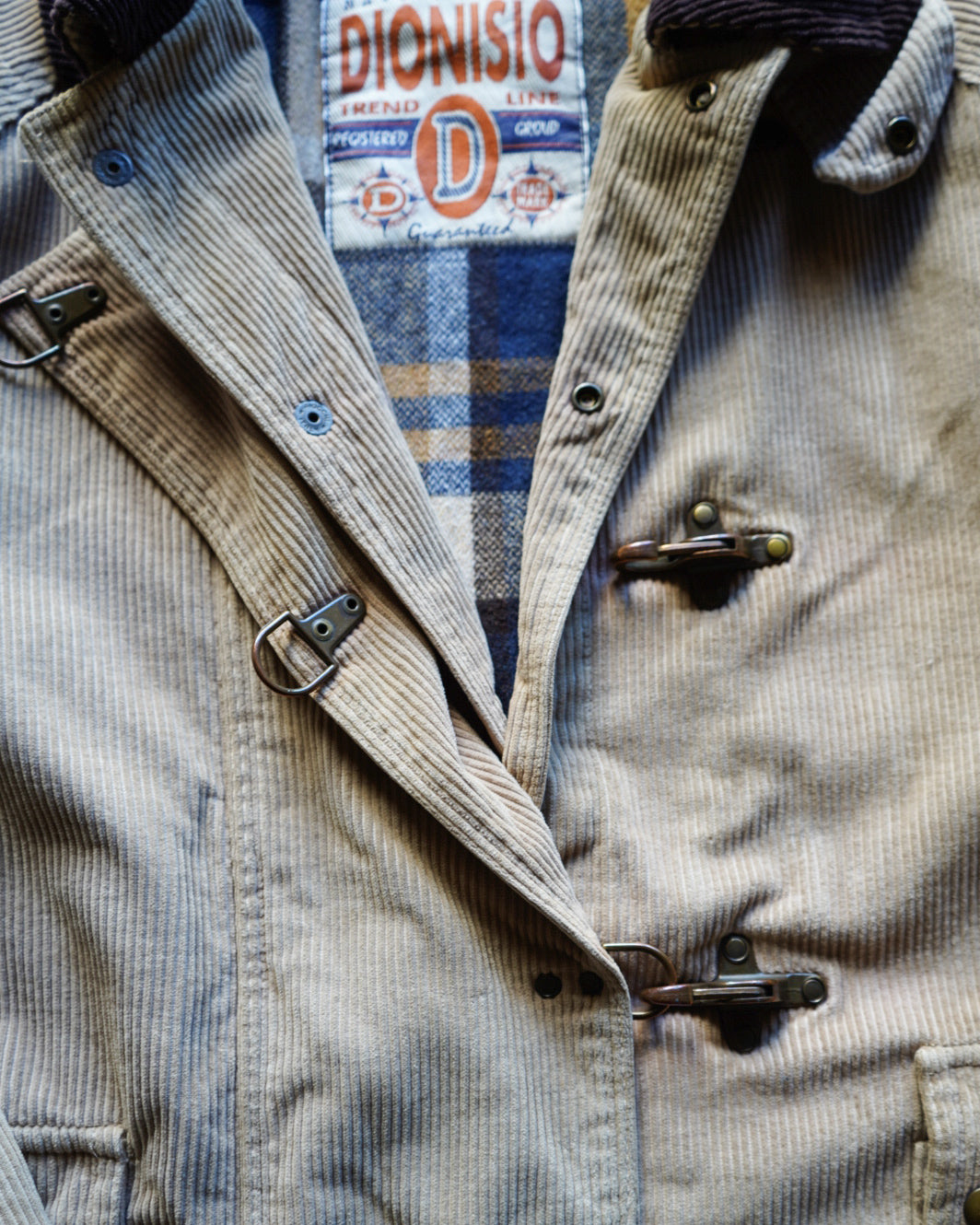 90s corduroy fireman jacket