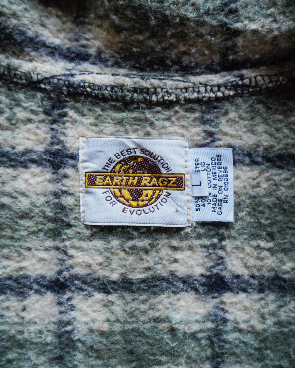 Earth Ragz check fleece design foodie jacket