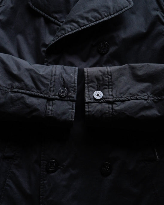 Calvin Klein cotton nylon double-breasted jacket