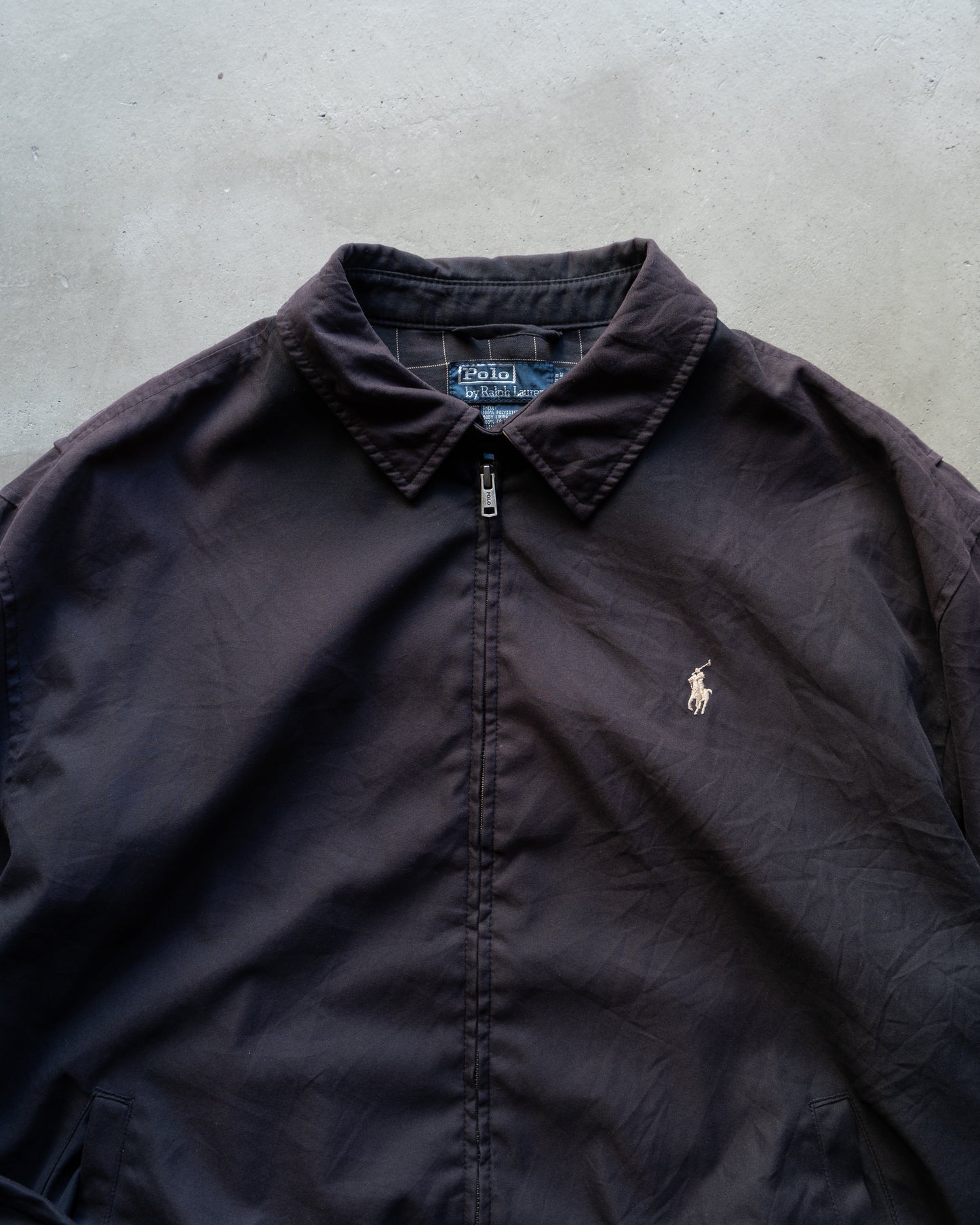 Ralph Lauren logo design sun faded swing top