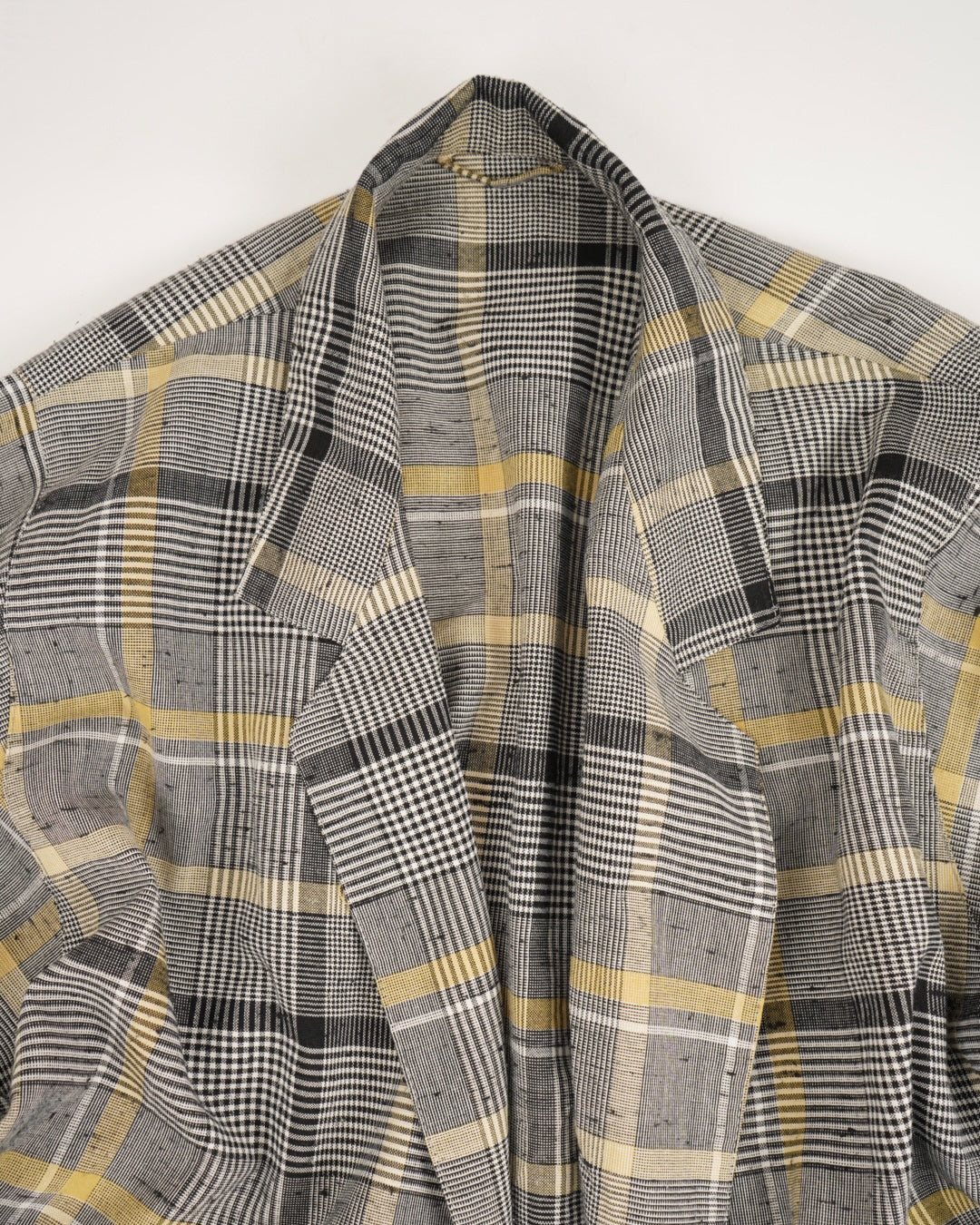 POLYESTER / VISCOSE check tailored jacket