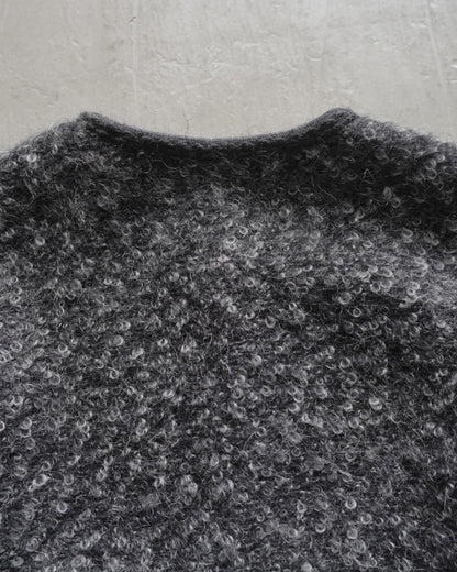 alpaca blend material metal buttons design cardigan