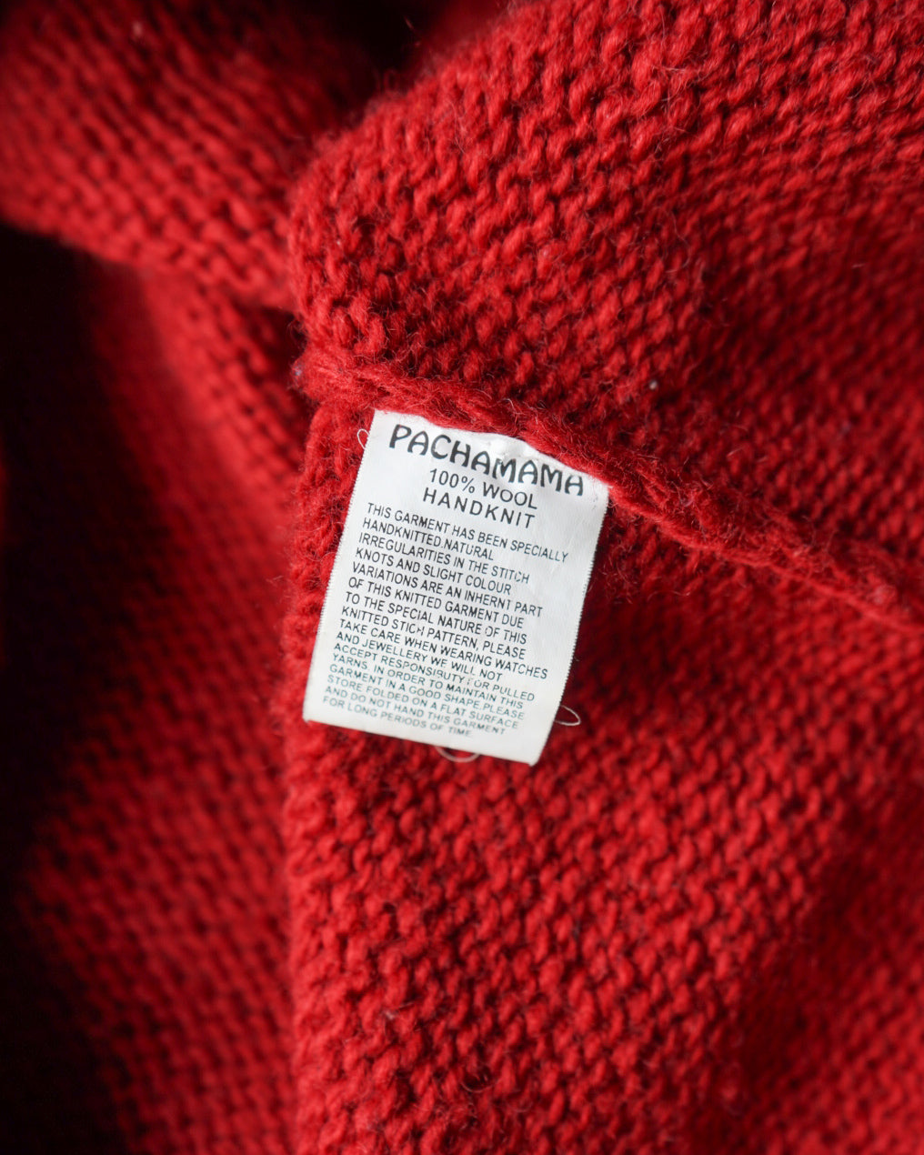 PACHMAMA flower pattern hand knitting ecuador knit