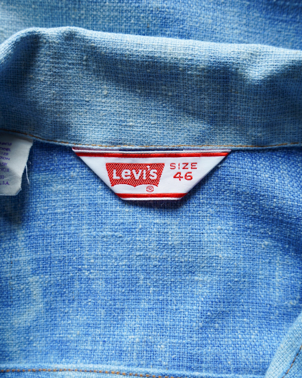 90s Levi's tie dyed cotton polyester tracker jacket