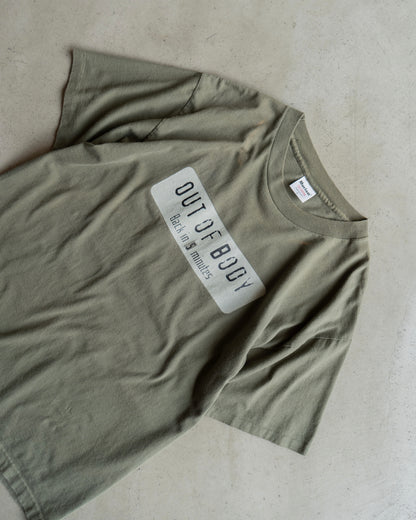 90's USA製 "OUT OF BODY" message tee