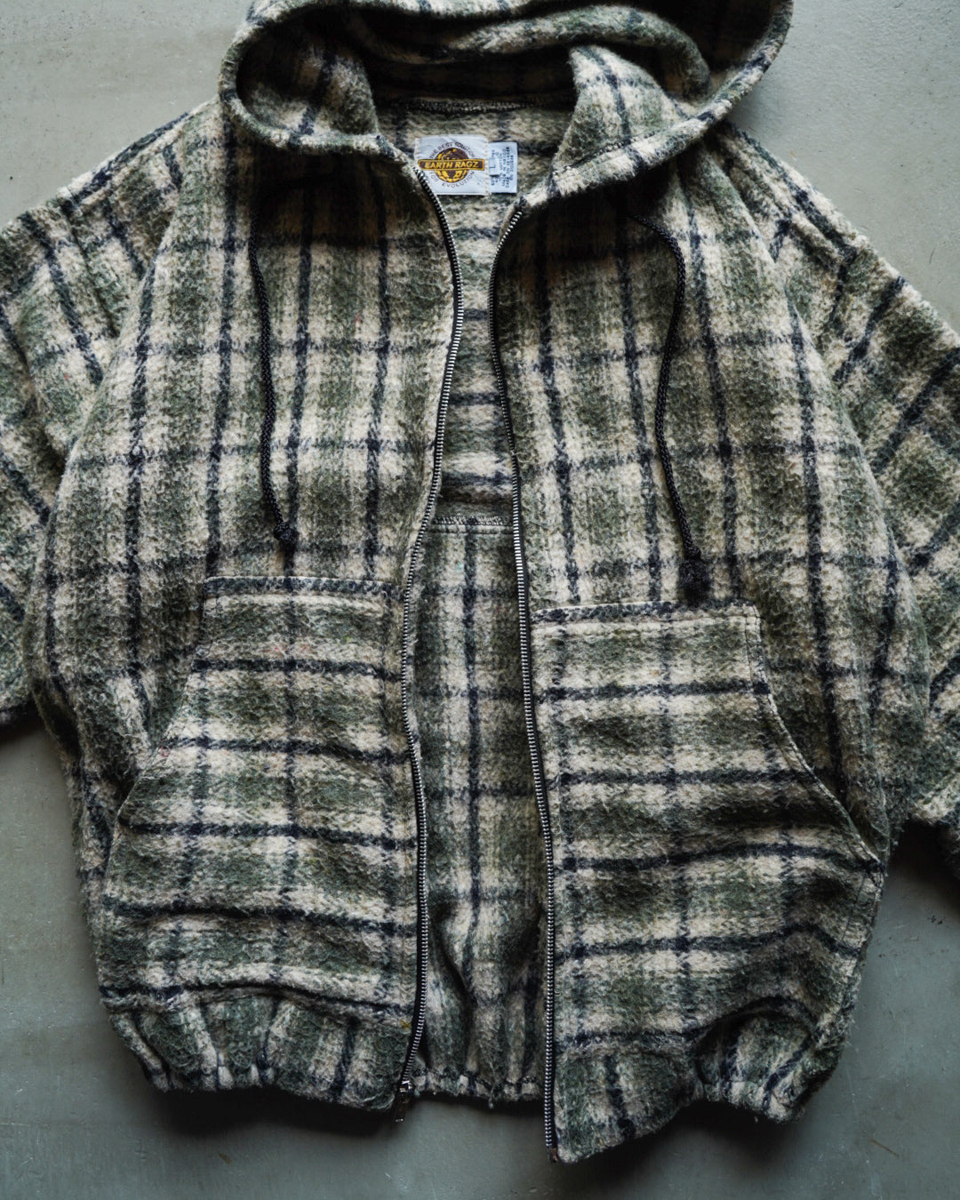 Earth Ragz check fleece design foodie jacket