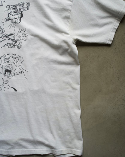 Euro Design Cartoon Print Tee