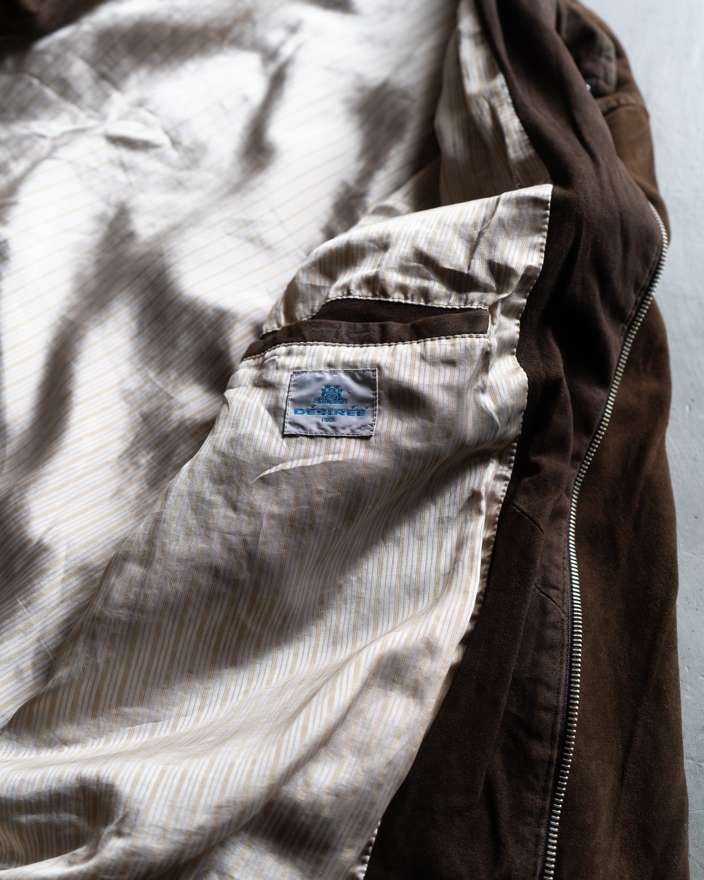 DESIREE suede leather jacket