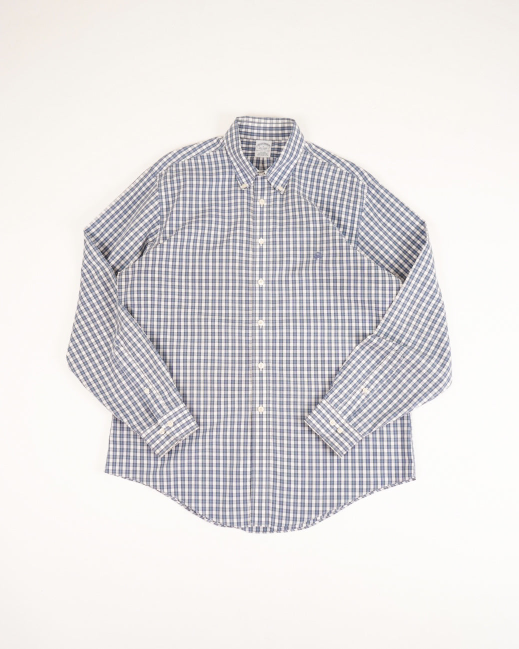 BROOKS BROTHERS button down check shirt