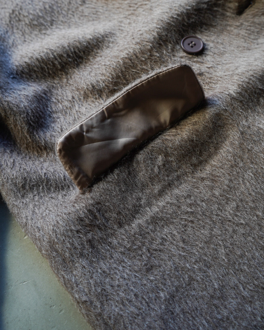 " ladies " shaggy tailored jacket