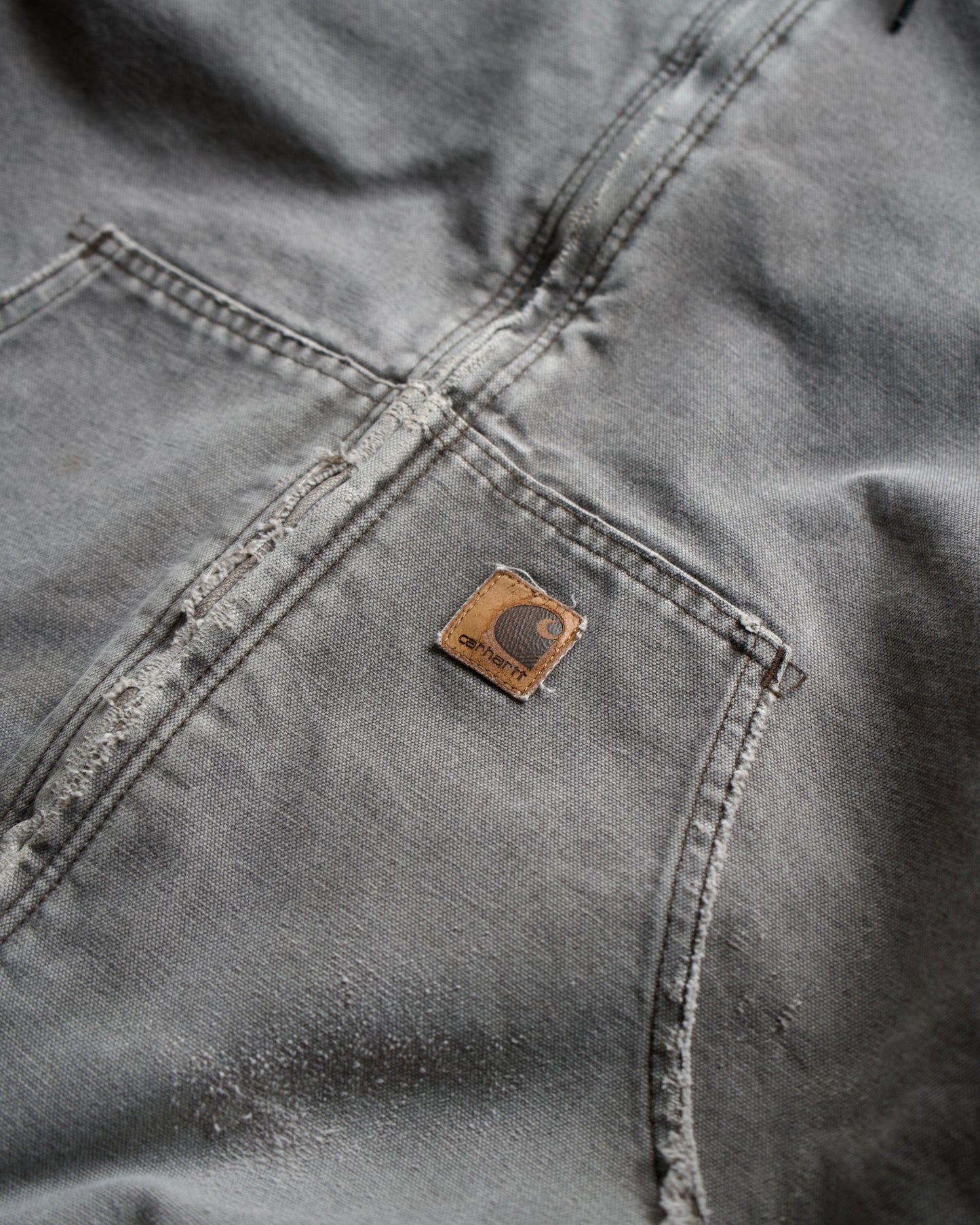 Carhatt Faded Destroyed Active Parka Jacket