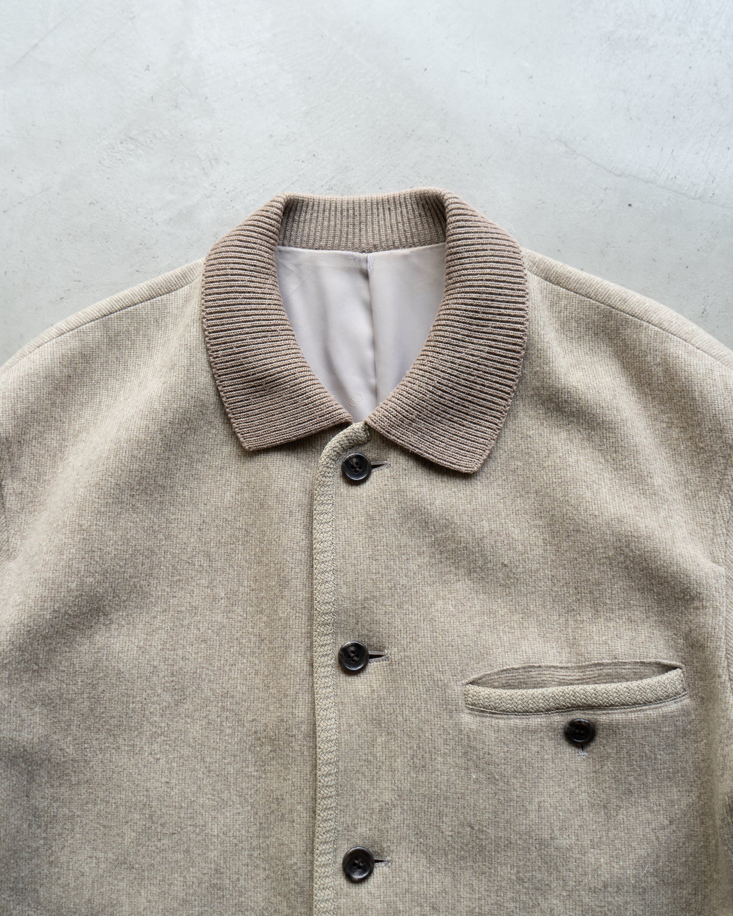 Christian Dior wool tyrolean design short coat