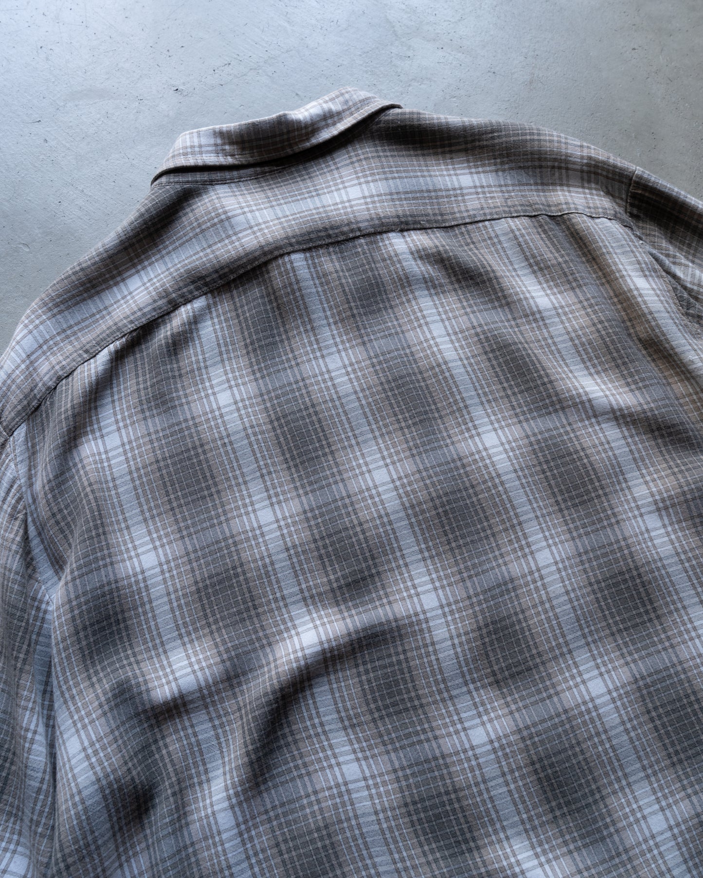 Calvin Klein Jeans viscose ombre check s/s shirts