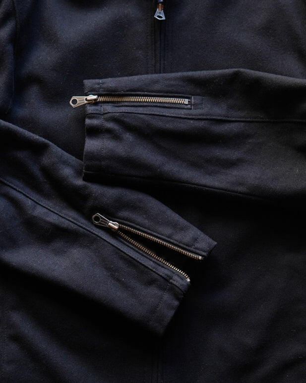 GAP melton wool stand collar zipup jacket