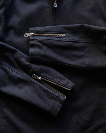 GAP melton wool stand collar zipup jacket