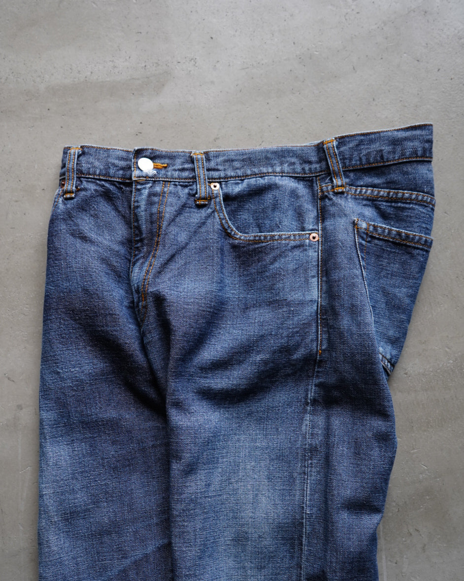 COMME des GARÇONS HOMME  straight silhouette denim pants